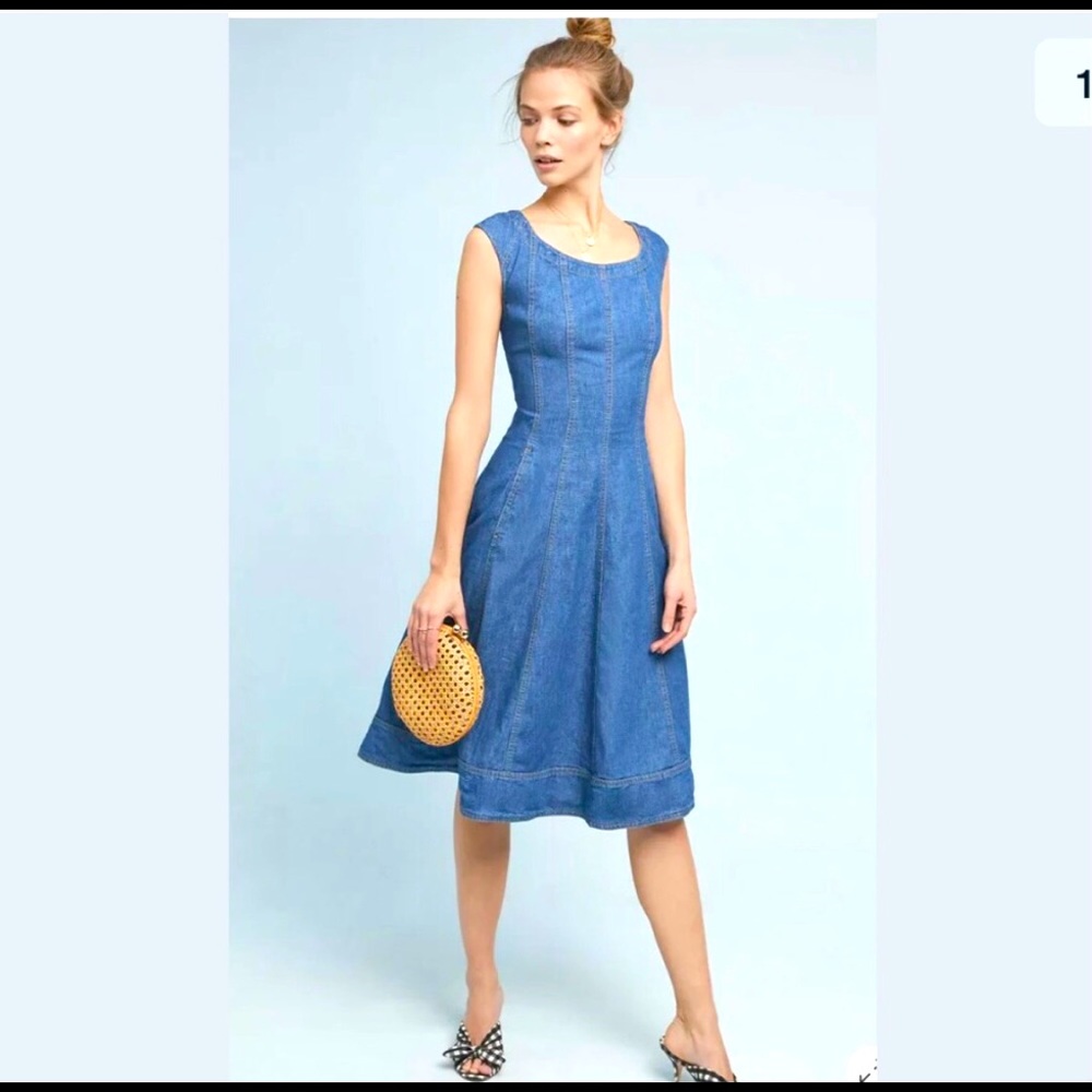 Anthropologie Pilcro denim dress